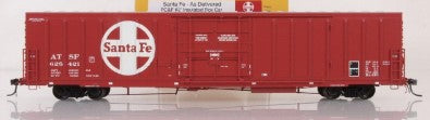 ExactRail EP-80506-6 HO Santa Fe-As Delivered PC&F 62' Insulated Box Car #625421