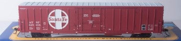 ExactRail EP-80506-3 HO Santa Fe-As Delivered PC&F 62' Insulated Box Car #625395