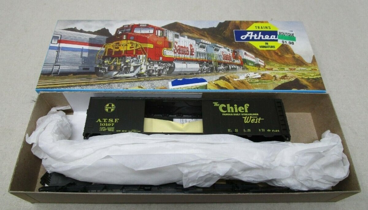 Athearn 2908G HO Santa FE Chief 50' Map # 10197 Kit