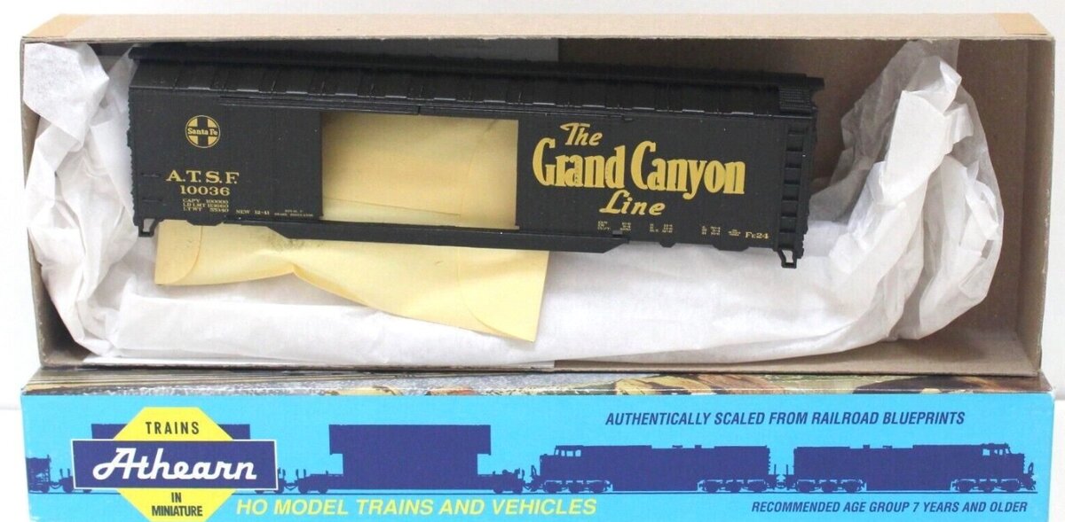 Athearn 2908C HO Santa Fe Grand Canyon 50'''' Map # 10036 Kit