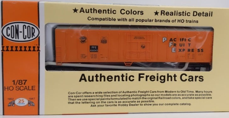 Con-Cor 0001-009803-12 HO Pacific Fruit Express 57 Ft Mech Reefer Kit