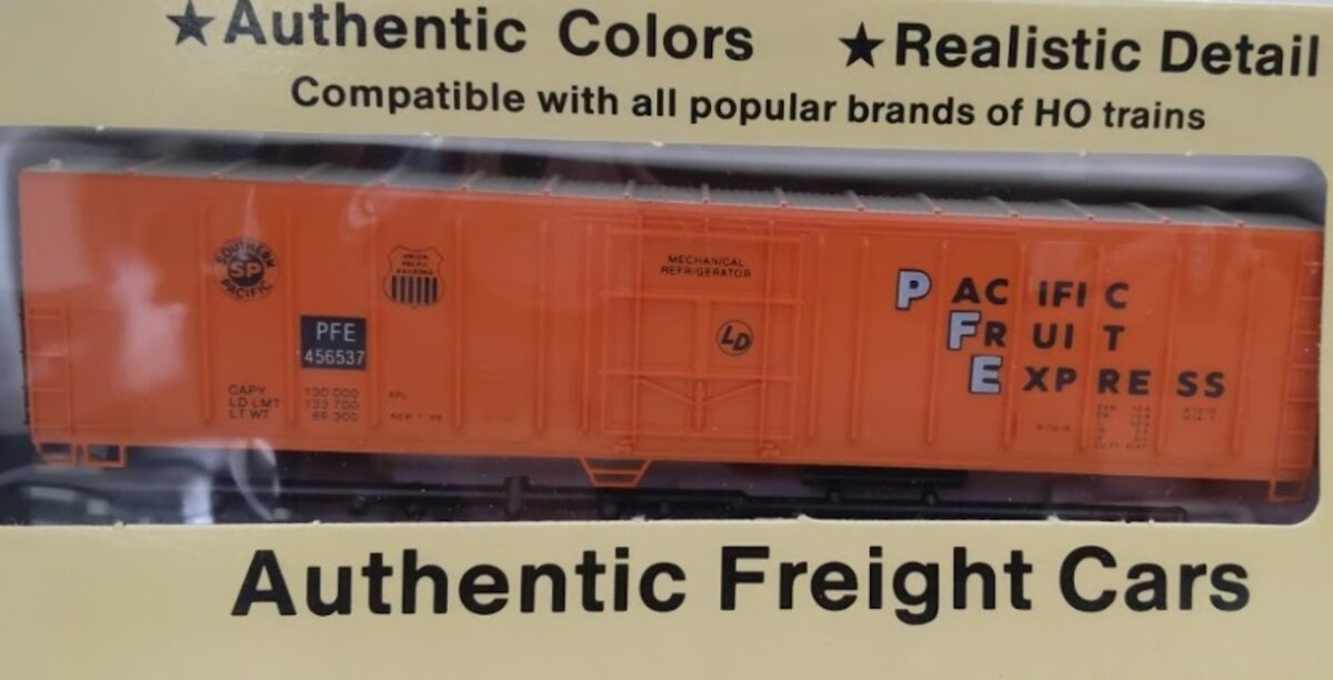 Con-Cor 0001-009803-9 HO Pacific Fruit Express 57 Ft Mech Reefer Kit