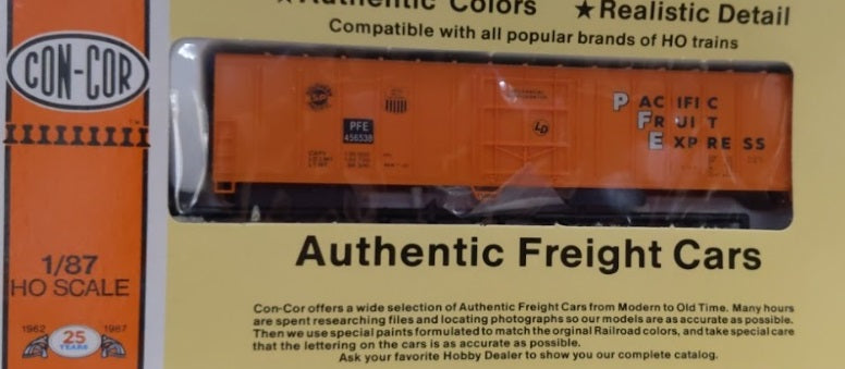 Con-Cor 0001-009803-10 HO Pacific Fruit Express 57 Ft Mech Reefer Kit