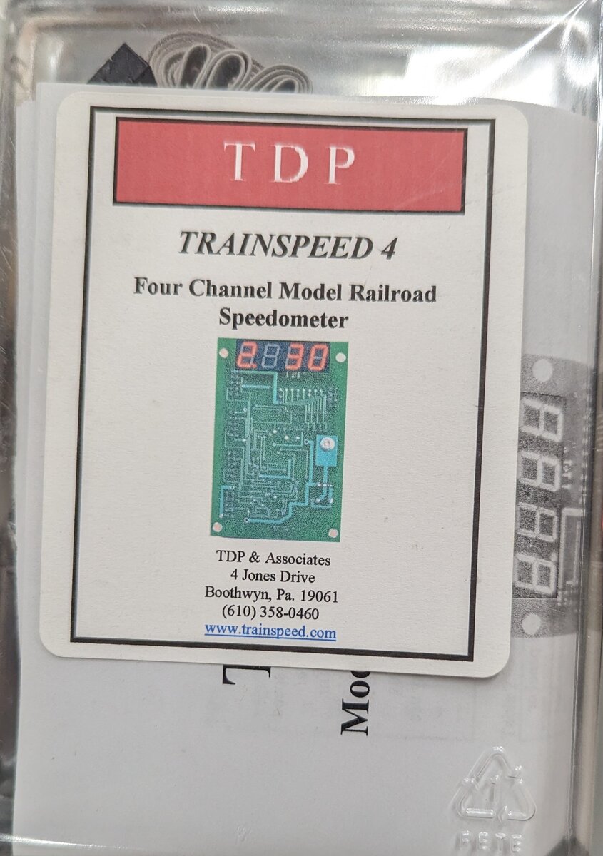 TDP 4 Trainspeed Four Channel Model Railroad Speedometer – Trainz