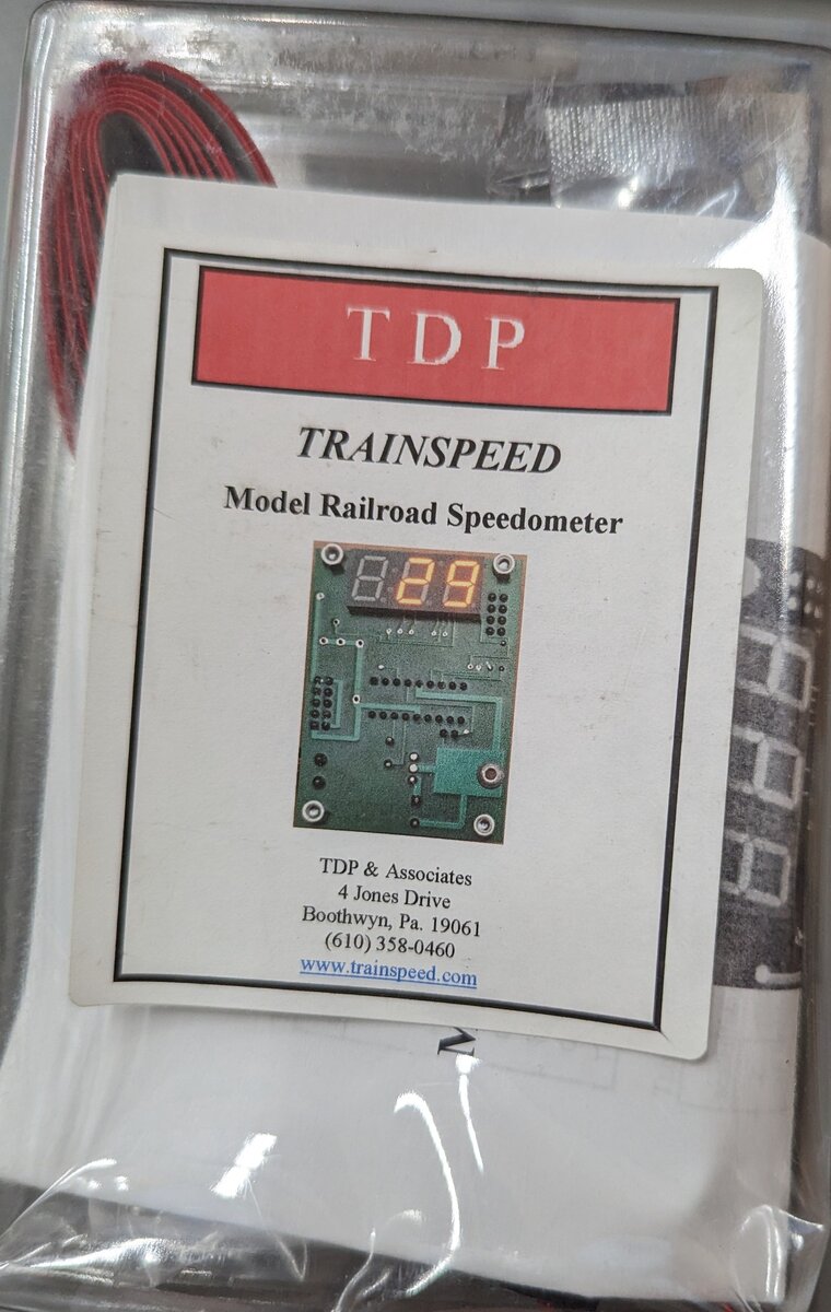 TDP TS1 Model Railroad Speedometer