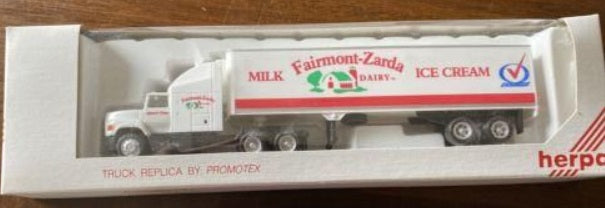 Herpa HO By Promotex Fairmont-Zarda Dairy Truck