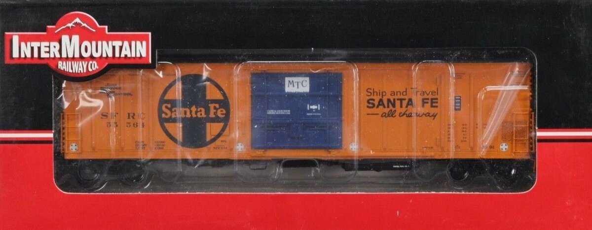 InterMountain 48824-04 HO Santa Fe R-70-20 Mechanical Refrigerator Car # 55564