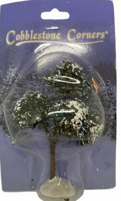 Greenbrier International 86826 HO Cobblestone Corners Snow Covered Tree