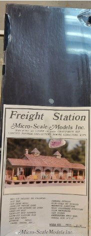 Micro-Scale Models 289 HO Freight Station Building Kit