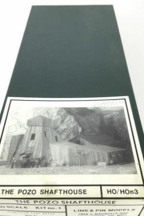 Link & Pin Models 1 HO/HOn3 The Pozo Shafthouse Building Kit