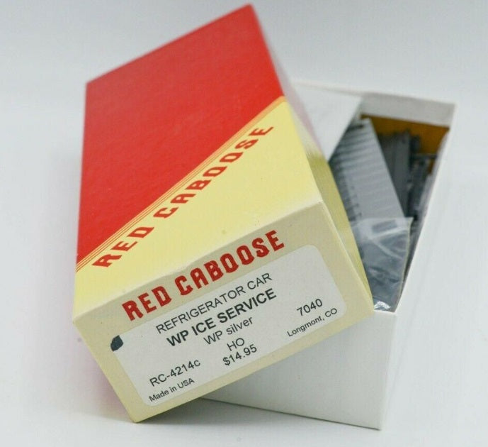 Red Caboose RC-4214c HO Western Pacific Silver Ice Service Car # 7040 Kit