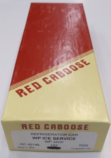 Red Caboose RC-4214b HO Western Pacific Silver Ice Service Car # 7032 Kit