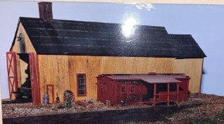 John Rendall 1878 HO Haliburton Engine House Building Kit