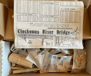 Backwoods Mill & Timber CO. 1 HO Clackamas River Bridge Building Kit
