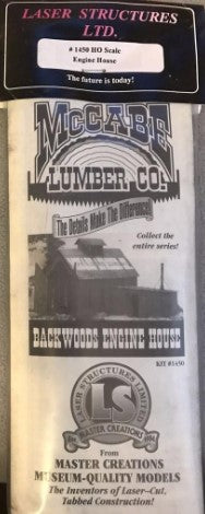 Master Creations 1450 HO Scale Engine House Building Laser Cut Kit