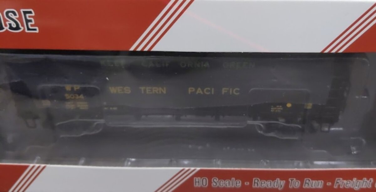 Red Caboose RR-35204-16 HO Western Pacific Woodchip Service Gondola Car # 5034