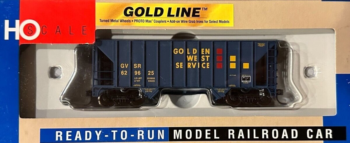 Walthers 932-7416 HO Golden West Service Greenville 100 Ton Twin Hopper #629625
