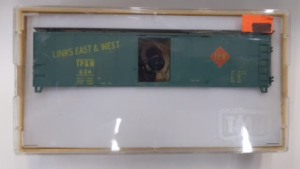Train Miniature 3101 HO Toledo Peoria & Western 40' ARA Steel Box Car Kit