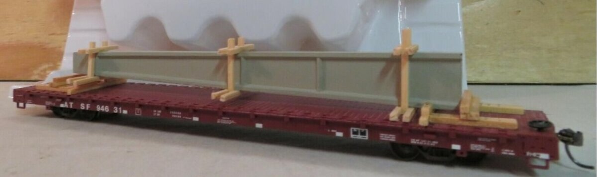 Atlas 20001596 HO Trainman Santa Fe Flat Car # 94631