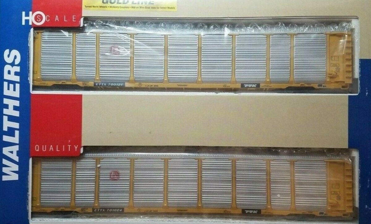 Walthers 932-24877 HO Kansas City Southern Thrall 89' Tri-Level Auto-Carrier