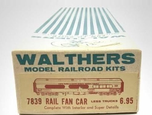 Walthers 7839 HO Rail Fan Car Craftsman Kit