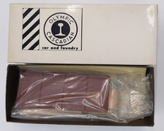 Olympic Cascadian HO Undecorated Box Car & Foundry Kit