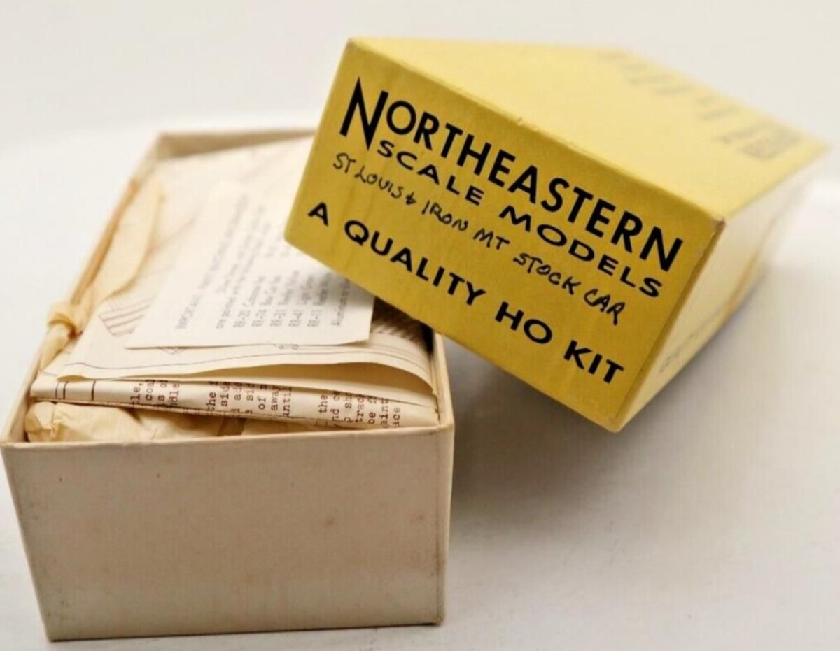 Northeastern Scale Models HO St. Louis, Iron MT & Southern Stock Car Kit