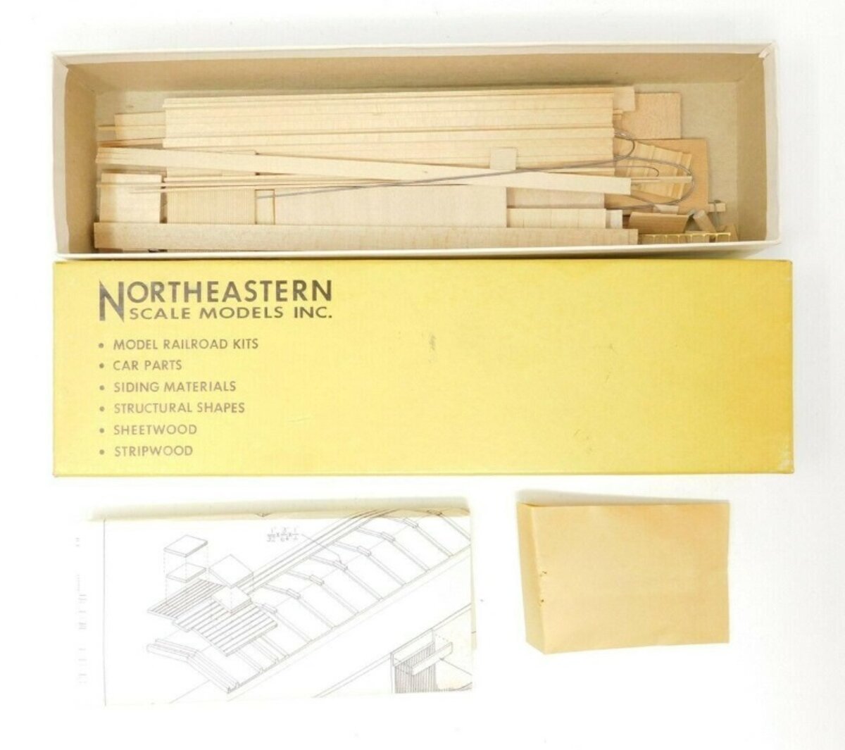 Northeastern Scale Models HR-1 HO Great Northern Reefrigerator Car Kit