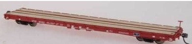InterMountain 46403-27 HO ATSF Super Shock 60' Wood Deck Flat Car #95351