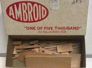 Ambroid 9 HO ACL Phosphate Car Wood Kit
