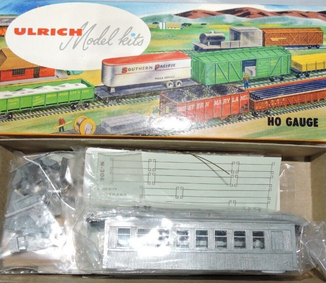 Ulrich 801 HO Sierra RR Coach Passenger Metal Kit