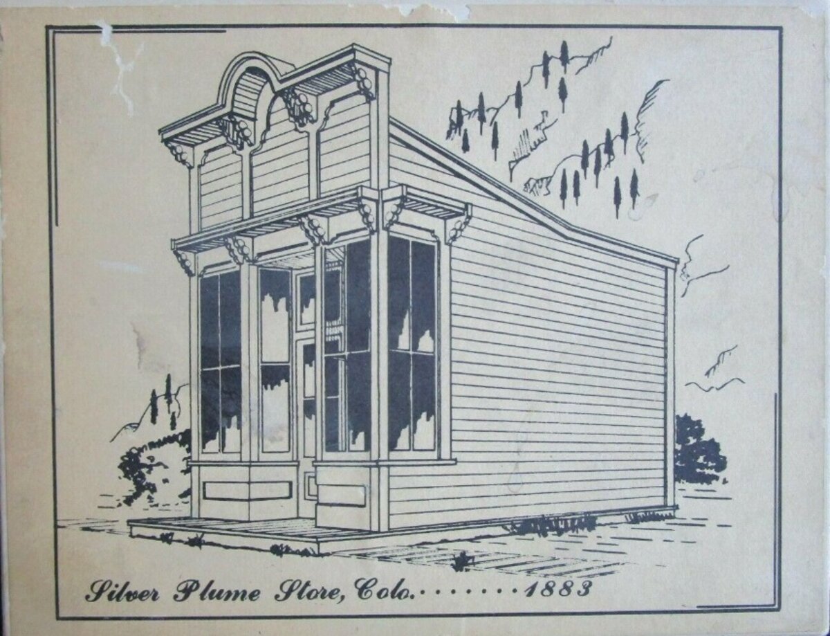 Historical Scale Miniatures SP-22 HO 1883 Silver Plume Store Building Kit