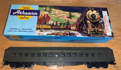 Athearn 5534 HO Bev-Bel Corp. Western Pacific C/R Coach #321 Kit