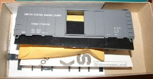 Athearn 173228 HO US Marine Corps 40' Boxcar Battleship Grey