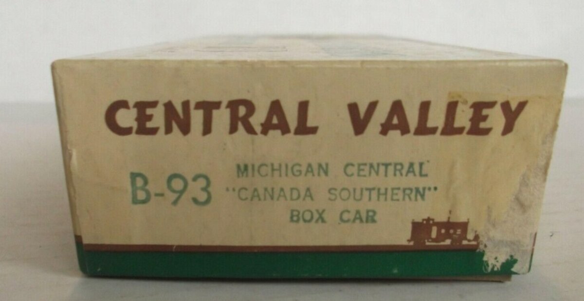 Central Valley Models B-93 HO Michigan Central Canada Southern Box Car Kit