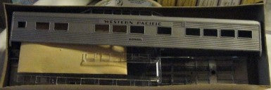 Athearn 6335 HO Bev-Bel Corp. Western Pacific S/L Vista-Dome "Hostel" Kit
