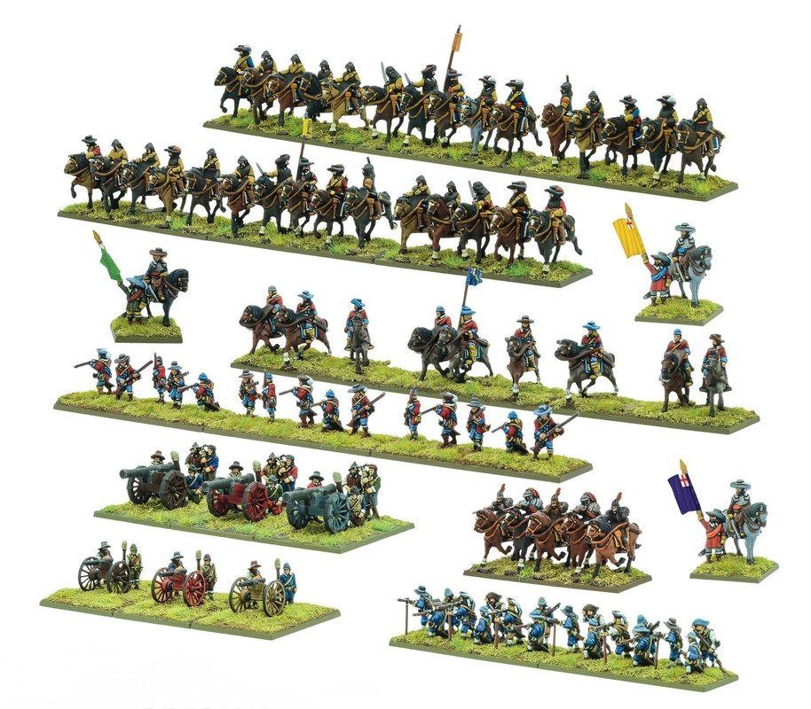Warlord Games 212013002 Pike & Shotte English Civil Wars Cavalry Plastic Kit