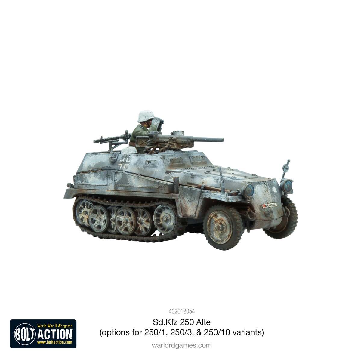 Warlord Games 402012054 Sd.Kfz 250 (Alte) Half-Track Plastic Model Kit