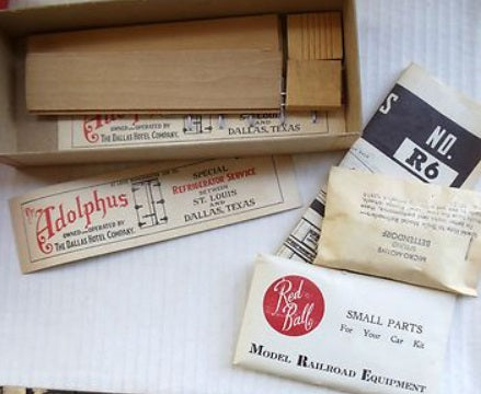 Red Ball 167 HO Adolphus Hotel Refrigerator Craftsman Kit