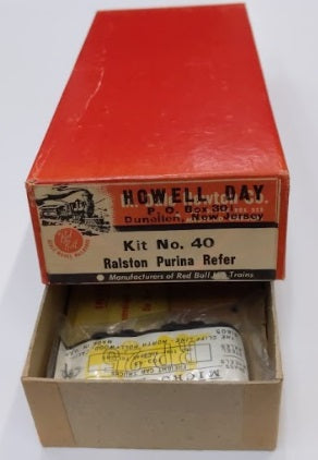 Red Ball 40 HO Ralston Purina Reefer Craftsman Kit