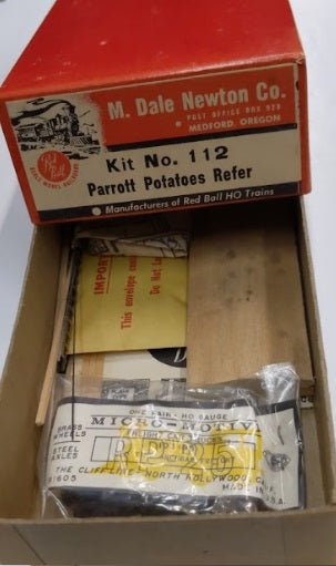 Red Ball 112 HO Parrott Potatoes Reefer Craftsman Kit