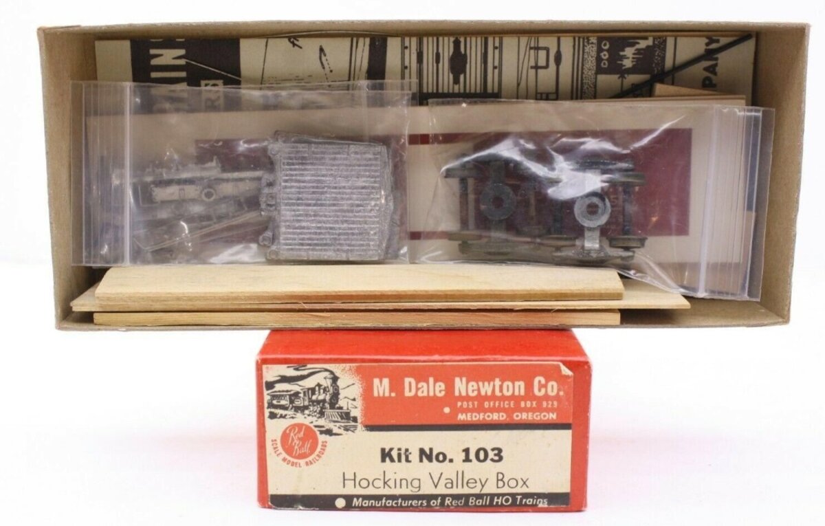 Red Ball 103 HO Hocking Valley Box Craftsman Kit
