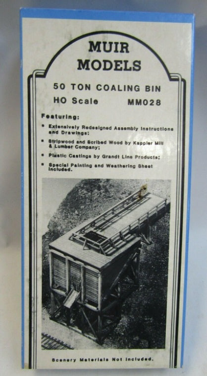 Muir Models MM028 HO 50 Ton Coaling Bin Craftsman Kit