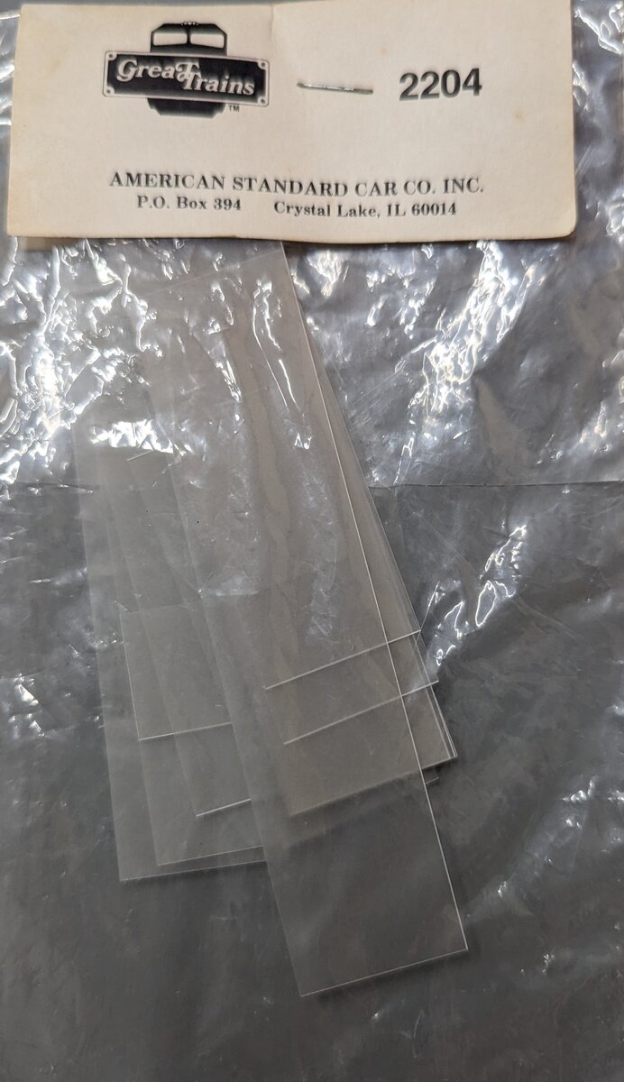 Great Trains 2204 HO Plastic Sheet Inserts
