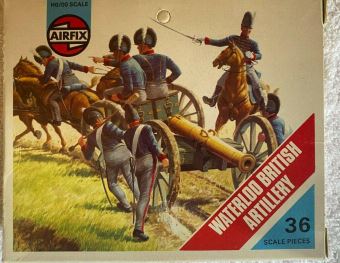 Airfix Products S46 1:72 Plastic British Artillery Kit (Pack of 36)