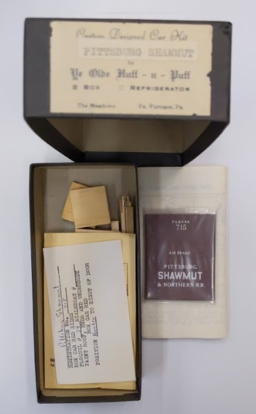 Ye Olde Huff N Puff HO Pittsburg Shawmut Box Car Custom Designed Car Kit