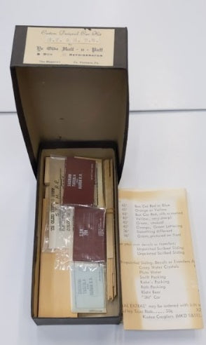 Ye Olde Huff N Puff HO Saginaw Tuscola & Huron Custom Designed Box Car Kit