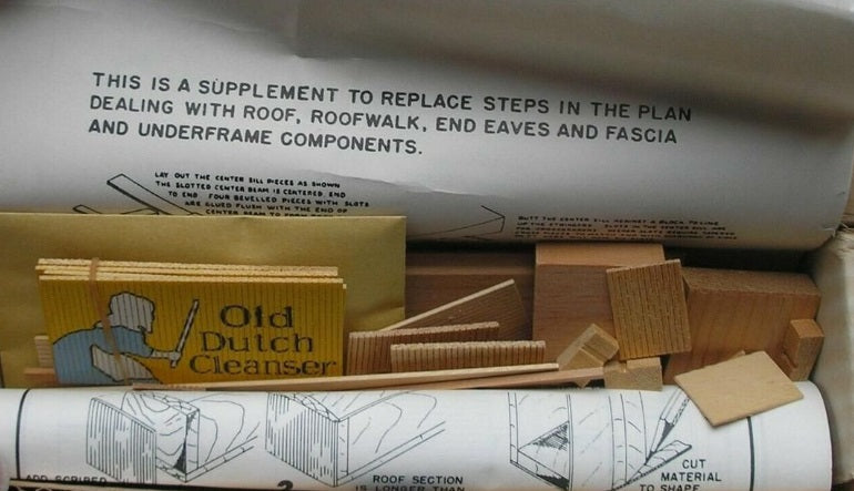 Main Line HR-29 HO Old Dutch 40' Reefer Wood Kit