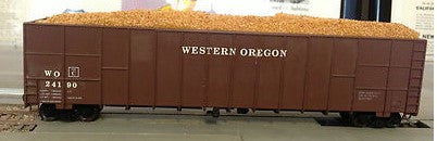 E&C Shops 24190 HO Western Oregon 62' Woodchip Gondola