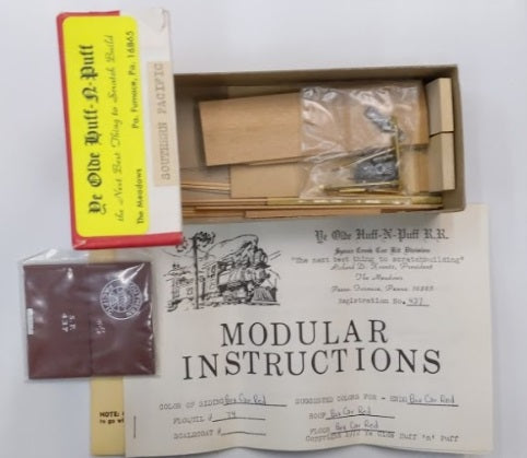 Ye Olde Huff N Puff HO Southern Pacific 36" Box Car Kit